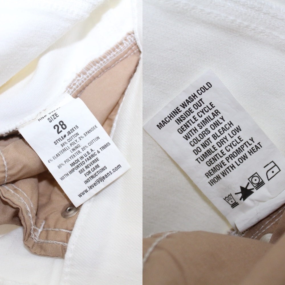 Level 99 Janie High Rise White Skinny Jeans - Picture 5 of 16